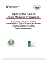 Report of the National Acute Medicine Programme front page preview
              