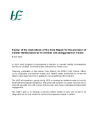 Review of the implications of the Cass Report for the provision of Gender Identity Services for children and young people in Ireland front page preview
              