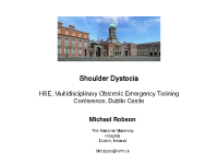 Shoulder Dystocia Presentation front page preview
              
