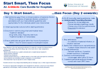 Start Smart Stay Focused: Antibiotic Care Bundle for Hospitals front page preview
              