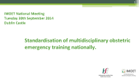 Teamwork and Obstetric Emergencies Presentation image link