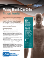 Think Sepsis: Time Matters front page preview
              