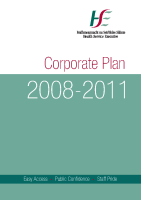 Corporate Plan 2008 - 2011 front page preview
              