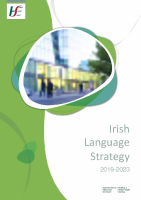 HSE Irish Language Strategy 2019-2023 front page preview
              