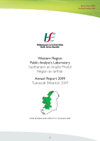 Saotharlann an Anailísí Phoiblí Réigiún an Iarthair Tuarascáil Bhliantúil 2009 image link