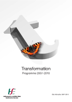 HSE Transformation Programme 2007- 2010 image link