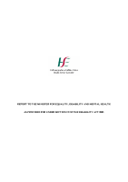 Section 13 Report of the Disability Act 2005 – Data 2007 image link