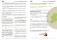 Empowering and Safeguarding Vulnerable People in Residential Centres image link