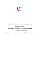 Section 13 Report of the Disability Act 2005 - Data 2014 image link