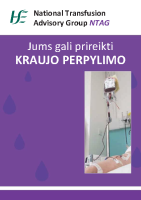 Blood transfusion Lithuanian version image link