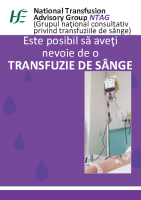 Blood transfusion Romanian version front page preview image