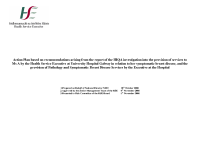 Action Plan - Ms A - HIQA - UHG image link