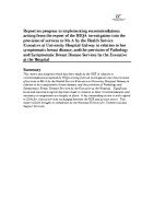 3rd progress report on Ms A - HIQA - UHG Action Plan front page preview
              