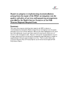 Progress Report - HIQA review of services at Ennis General Hospital front page preview
              