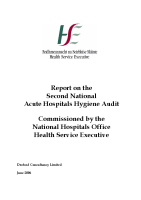 Report of the 2nd National Acute Hospital Hygiene Audit image link
