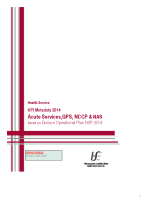 Acute Services, NCCP, NAS KPI 2014 image link