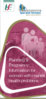 Planning a Pregnancy - Information for women with mental health problems image link