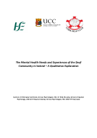 The Mental Health Needs and Experiences of Members of the Deaf Community in Ireland image link
