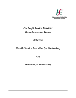 For profit HSE Non-Statutory Sector Data Processing Terms Provider to HSE image link