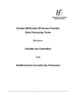 HSE NonStatutory Sector Data Processing Terms HSE to Provider image link