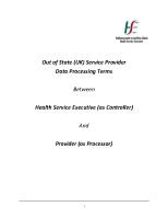 OOS Non-Statutory Sector Data Processing Terms Provider to HSE image link