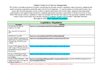 Web Links to Generic Schedule Documentation February 2025 image link