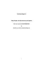 Older People: The Environment and Injuries – Report of the Environmental Health Group front page preview
              