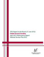 April 2013 Performance Report front page preview
              