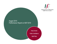 August 2010 Performance Report front page preview
              
