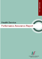 December 2014 Performance Assurance Report front page preview
              