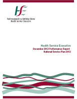 December 2012 Performance Report front page preview
              