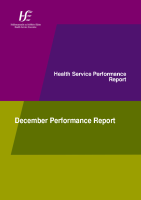 December 2015 Performance Report front page preview
              