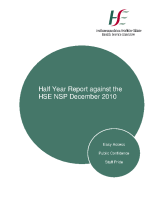 December 2010 Half Yearly Report front page preview
              