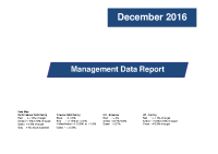 December 2016 Management Data Report image link