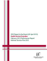 February 2013 Performance Report front page preview
              