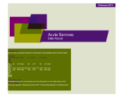 February 2015 Acute Services Data Report image link