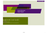January 2015 Acute Services Data Report image link