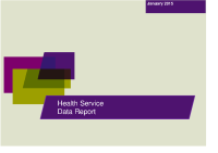 January 2015 Data Report front page preview
              