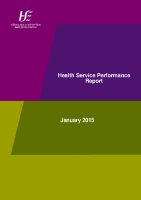 January 2015 Performance Report front page preview
              