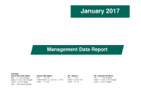 January 2017 Management Data Report front page preview
              