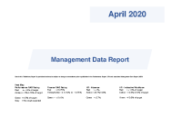 Management Data Report April 2020 front page preview
              