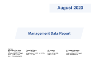 Management Data Report August 2020 front page preview
              