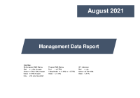 Management Data Report August 2021 front page preview
              