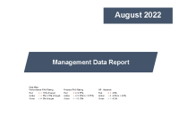 Management Data Report August 2022 front page preview
              