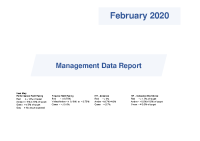 Management Data Report February 2020 front page preview
              