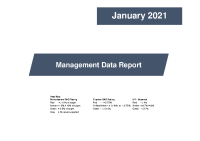 Management Data Report - January 2021 front page preview image