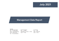 Management Data Report July 2021 front page preview
              
