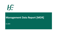 Management Data Report July 2025 front page preview
              