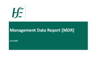 Management Data Report June 2025 front page preview
              