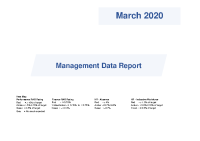 Management Data Report March 2020 front page preview
              